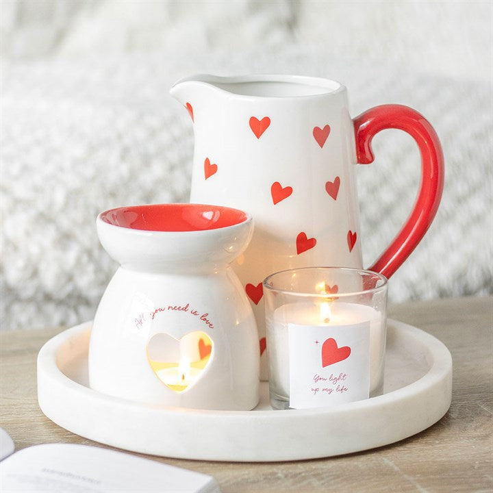 Heart wax Burner