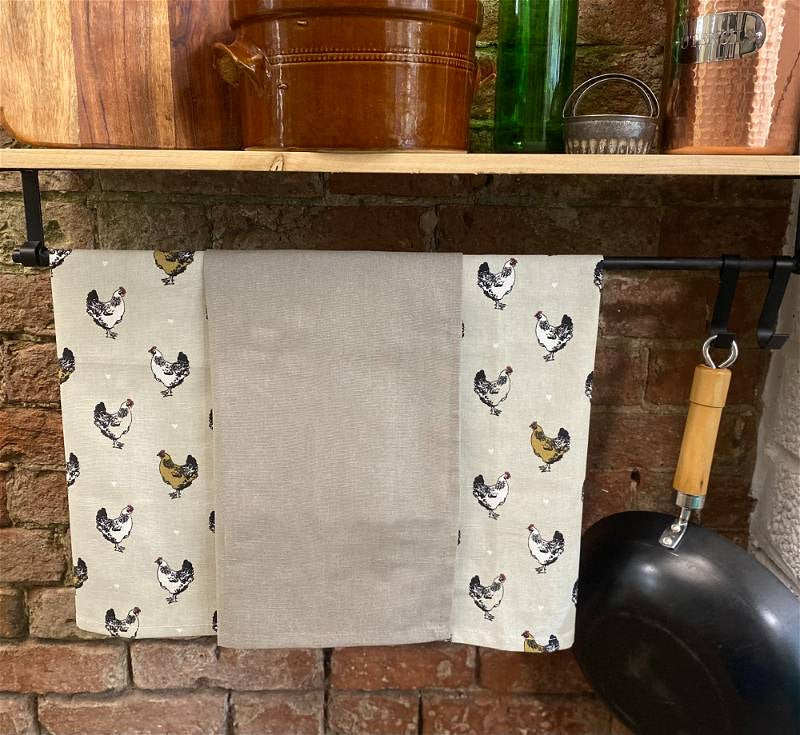 Pack of 3 Chicken Tea Towels
